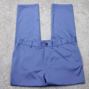 Greyson Pants Mens 38x32 Blue Montauk Golf Performance Nylon/Cotton Stretch